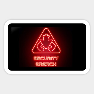 SECURITY BREACH - Five Nights At Freddy’s Sticker